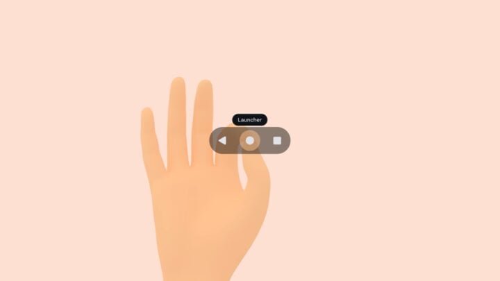 Samsung’s XR headset features Android’s familiar 3-button navigation