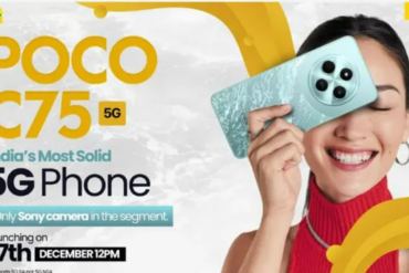 POCO M7 Pro 5G and POCO C75 5G Set to Launch in India on December 17