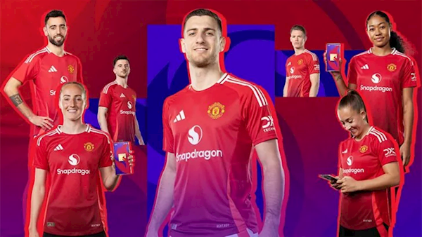 Qualcomm becomes Manchester United’s sponsor! Snapdragon logo printed on the chest