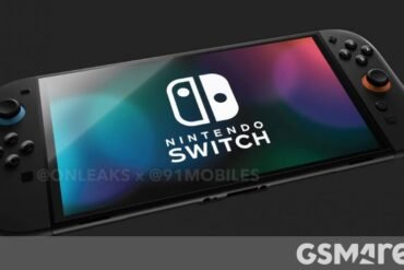 Nintendo Switch 2 renders show a familiar but upscaled design with an 8.4" display