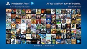 PlayStation Now game streaming