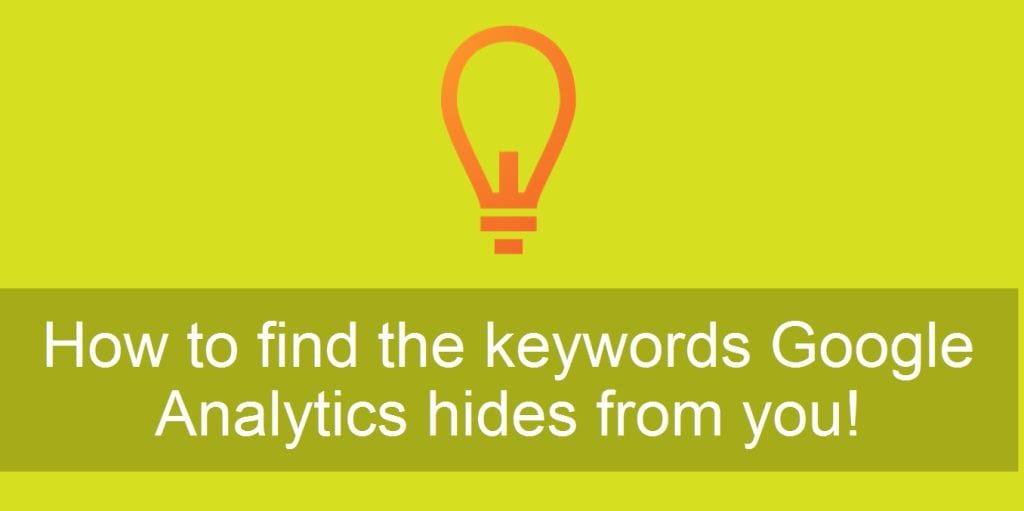 Google analytics keywords