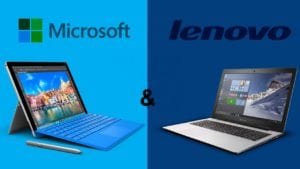 lenovo and microsoft