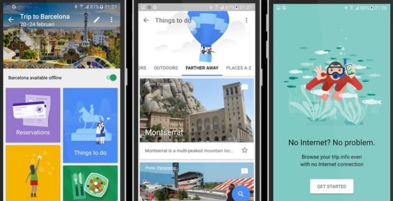 travel app called Trips