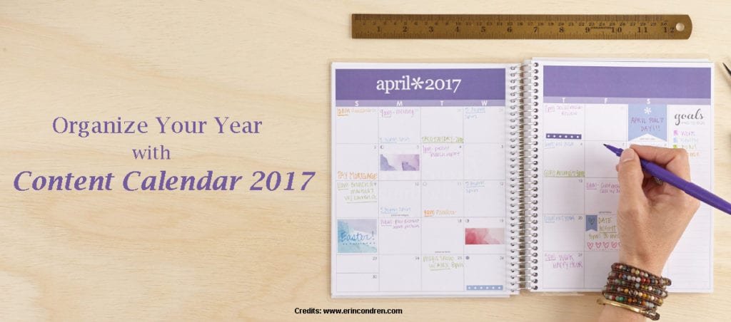 content calendar 2017