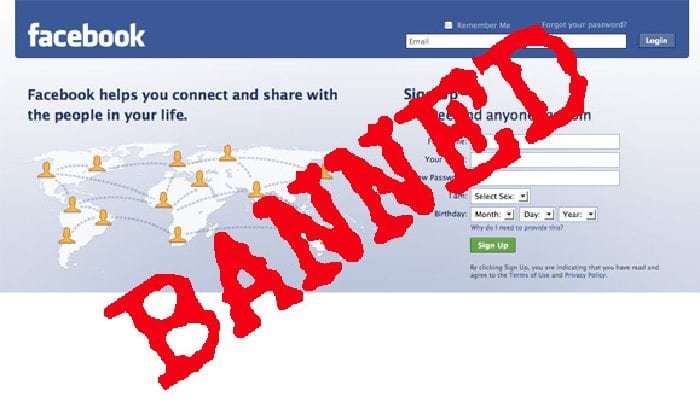 facebook ban