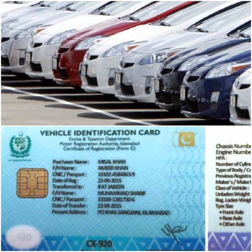 You will now be getting a smart vehicle registration card for your car