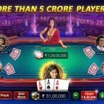 A casino game “Teen Patti Gold” reached 10 million downloads