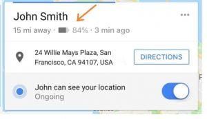Google maps introduces location sharing