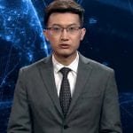 AI robot newscaster