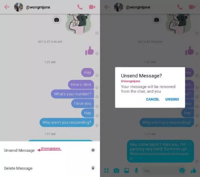 Facebook Messenger Unsend Message Feature Has Rolled Out – Research Snipers