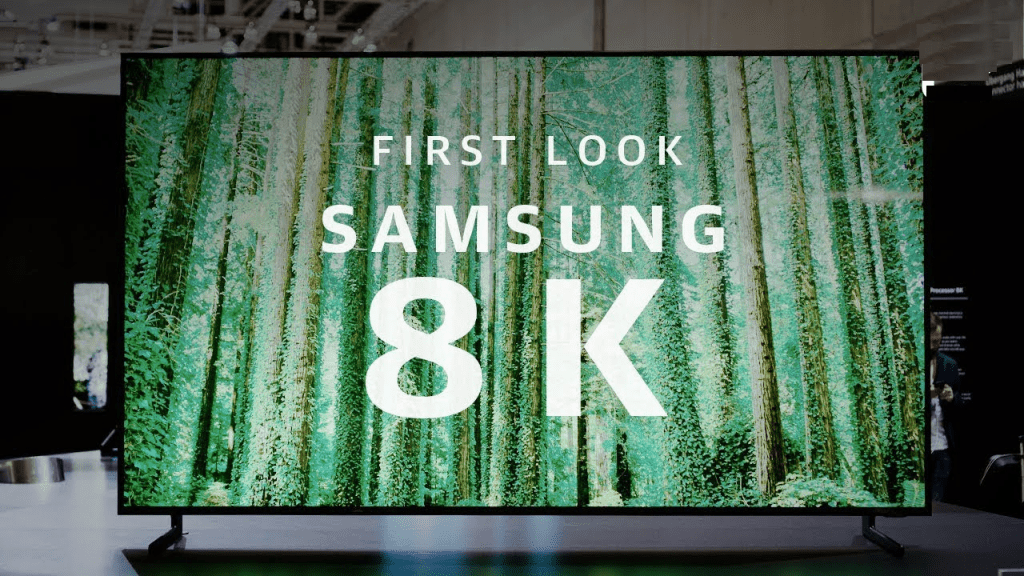 Samsung 8K TV fake