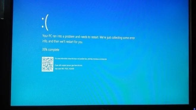 Windows 10 Fatal Error