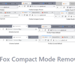 FireFox Compact Mode Removed