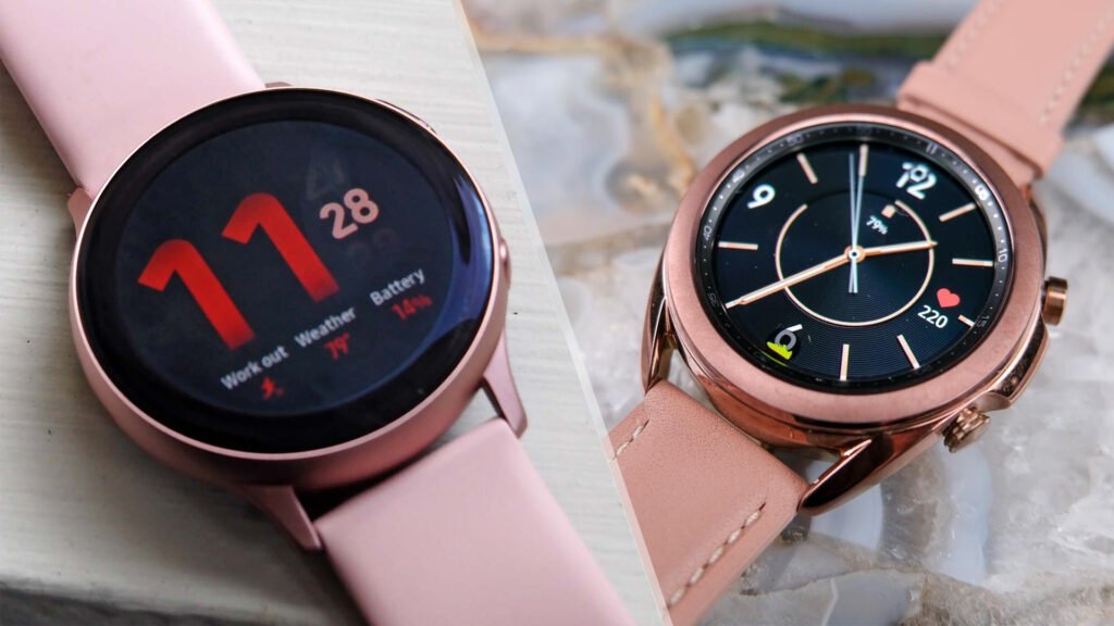 Samsung Galaxy Watch Active2 and Watch3