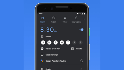 Google clock app