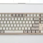 Keychron K8: The keyboard is retro in design and equipment