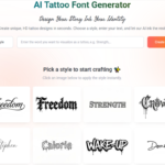 Tatoo font generator