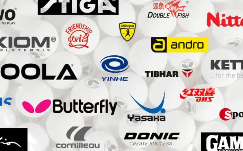 Table tennis brands